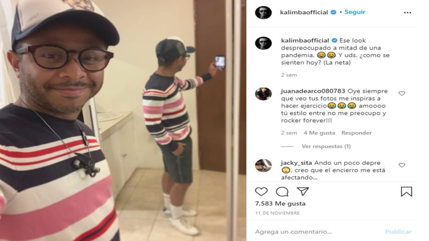 El cantante y actor mexicano Kalimba.&nbsp;