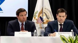 Ron DeSantis y Marco Rubio. Ron DeSantis y Marco Rubio.