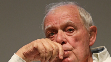 El escritor portugués Antonio Lobo Antunes da una conferencia en el Festival Internacional de Cultura 2017 en Cascais, el 30 de septiembre de 2017. &nbsp; &nbsp;