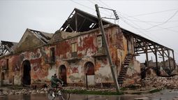 Imagen de Caibarién, en la zona central de Cuba, tras el paso del huracán Irma.