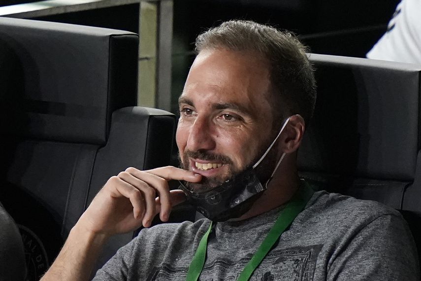 Higuaín, que será uno de los jugadores mejor pagados de la MLS, jugó tres Mundiales con la selección albiceleste y fue finalista en el de Brasil-2014