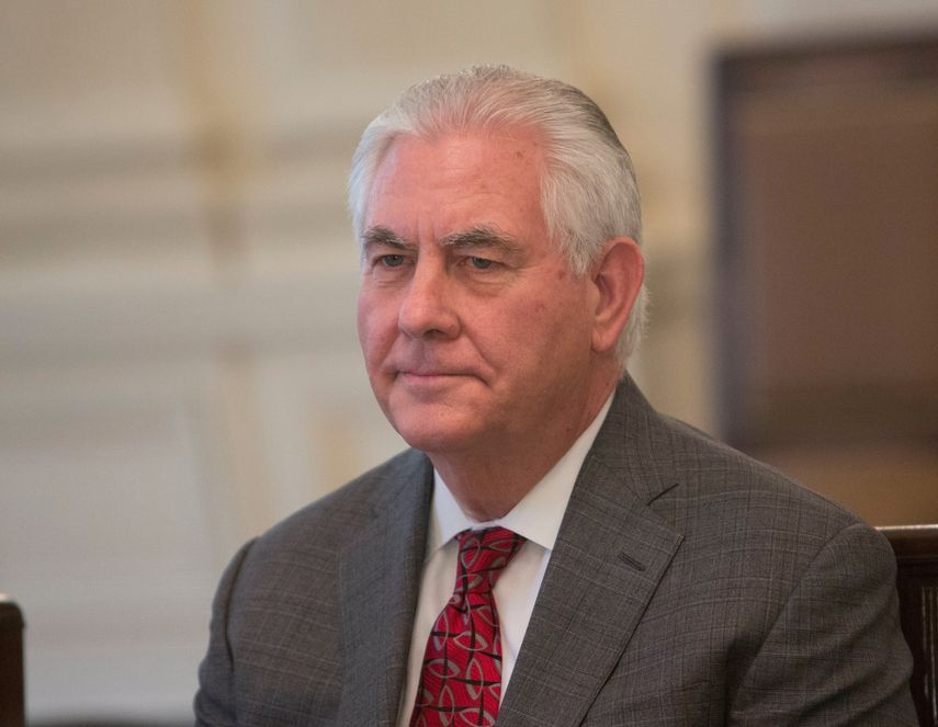 El secretario de Estado estadounidense, Rex Tillerson