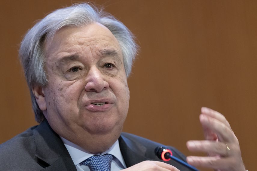 El secretario general de la&nbsp;ONU, Antonio Guterres.
