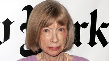 En esta foto de archivo tomada el 5 de enero de 2007, la autora Joan Didion hace una aparición en The Cuny Graduate Center para hablar en el fin de semana de arte y ocio del New York Times en la ciudad de Nueva York.&nbsp;