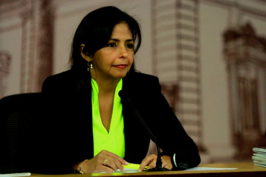 Delcy Rodríguez ha sido defensora del chavismo desde antes de ser canciller (ARCHIVO)