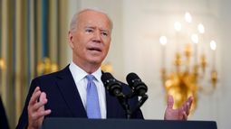 El presidente Joe Biden en la Casa Blanca.