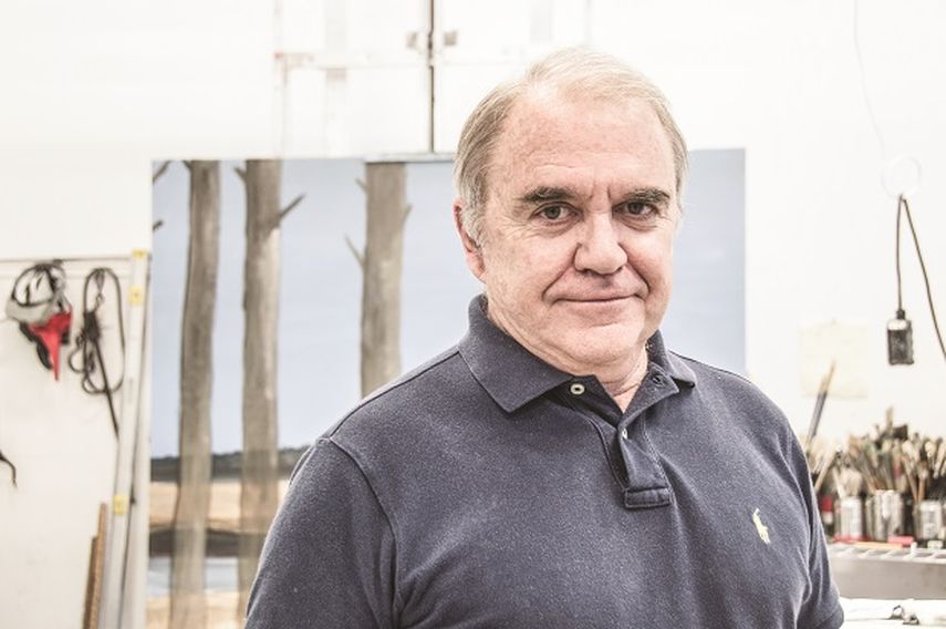 El pintor Julio Larraz describe su arte como anticonceptual. (JJ BLANCO)