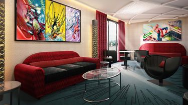 Suite de Spider-Man en el Hotel Marvel Disneyland Paris