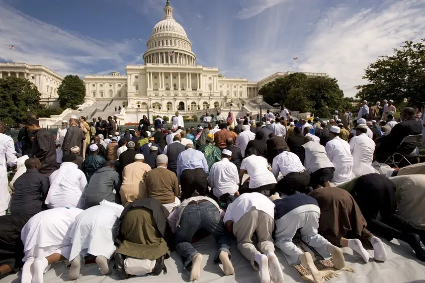 Personas seguidoras del islam en EEUU.