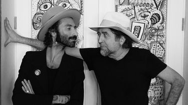 Joaquín Sabina y Leiva, el productor del disco.