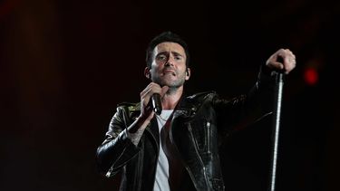 El vocalista de la banda estadounidense&nbsp;Maroon&nbsp;5, Adam Levine, actúa en el Palco Mundo durante el segundo día del Rock in Rio.