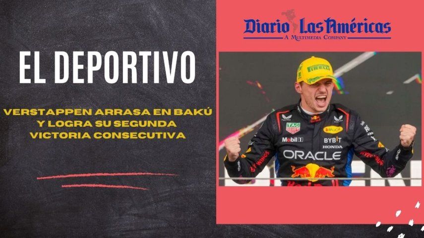 Max Verstappen conquistó el Gran Premio de Azerbaiyán&nbsp;