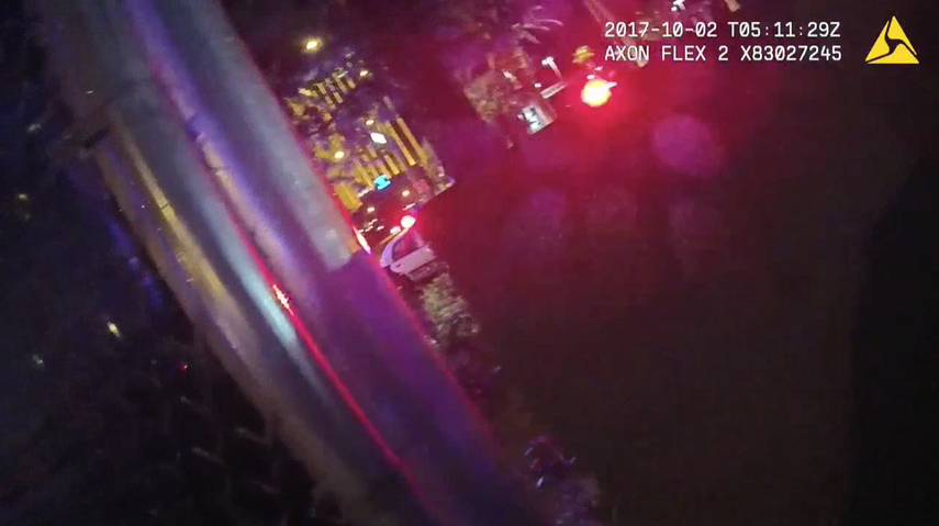 La polic&iacute;a difunde im&aacute;genes del tiroteo en Las Vegas. Archivo