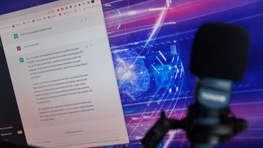 Una pestaña de la página web de ChatGPt en un ordenador, a 14 de abril de 2023, en Madrid, España.