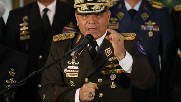 El ministro de Defensa del régimen de Venezuela, Vladimir Padrino López. 
