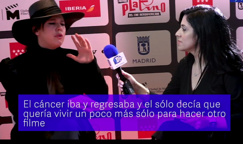 La actriz y directora brasileña Bárbara Paz, durante una entrevista con Diario Las Américas en el marco de los Premios Platino, en Madrid, España.