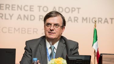 El canciller mexicano, Marcelo Ebrard.