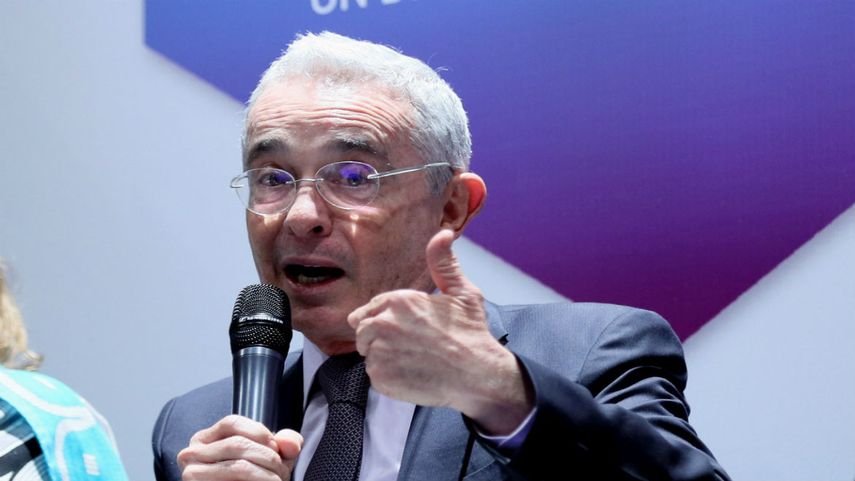 El expresidente de Colombia Álvaro Uribe. 