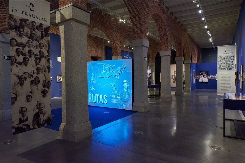 La exposición Emigrantes invisibles, en Centro de Historia de la Bahía de Tampa, Florida.