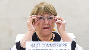 La alta comisionada de la ONU para los Derechos Humanos, Michelle Bachelet.