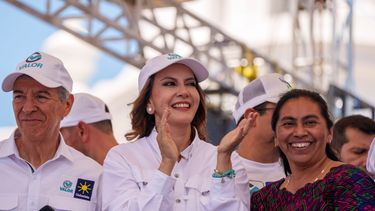 Zury Ríos Sosa, candidata presidencial por la coalición Valor-Unionista.