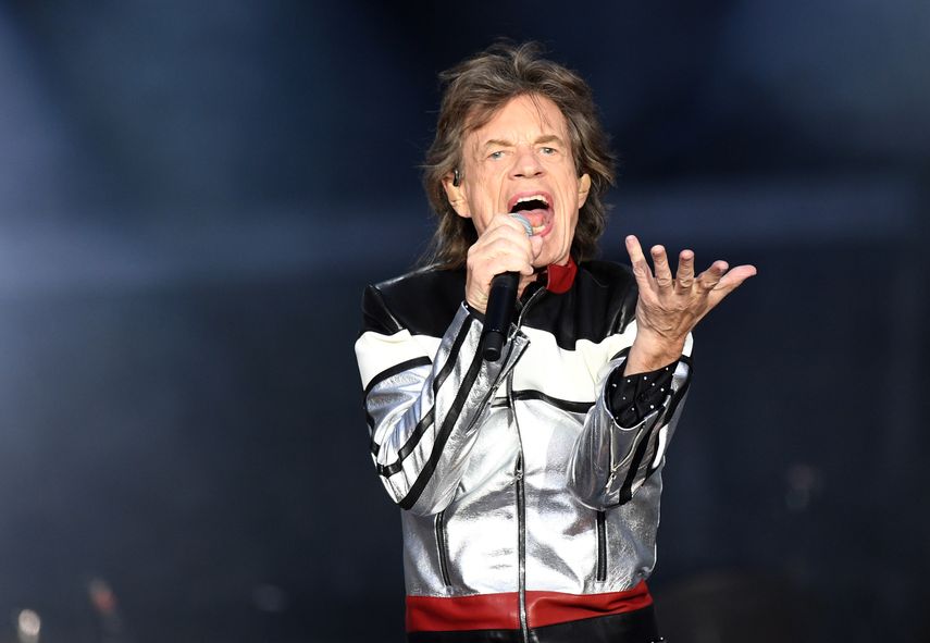 El cantante británico&nbsp;Mick&nbsp;Jagger en un concierto en Londres, durante la gira No Filter de los&nbsp;Rolling Stones.