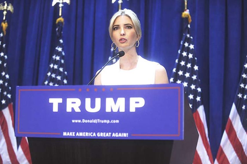 Ivanka Trump (junio de 2015) durante el evento en el que su padre Donald Trump anunció su candidatura a la presidencia de EEUU. (DPA)