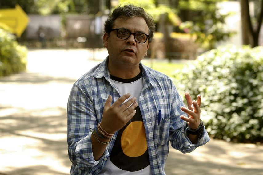 Carlos Dada, miembro del periódico digital El Faro de El Salvador, durante la entrevista con EFE