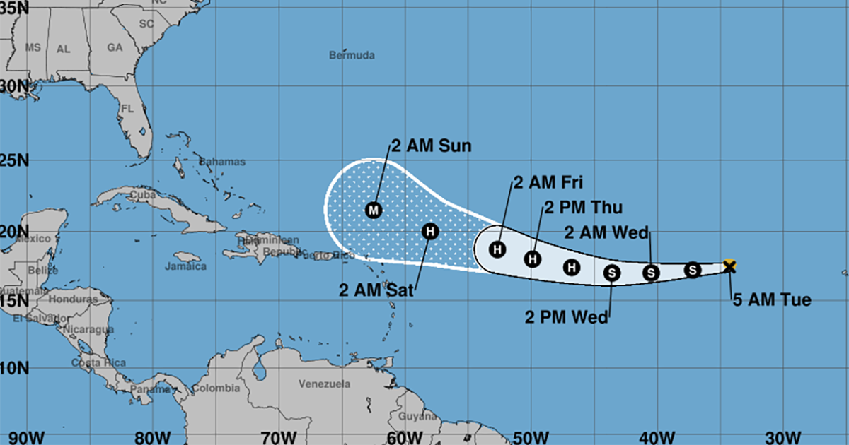 Tormenta tropical Erin se fortalece en el Atlántico, ¿Florida está en su trayectoria?