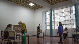 Un centro de votación en Venezuela.