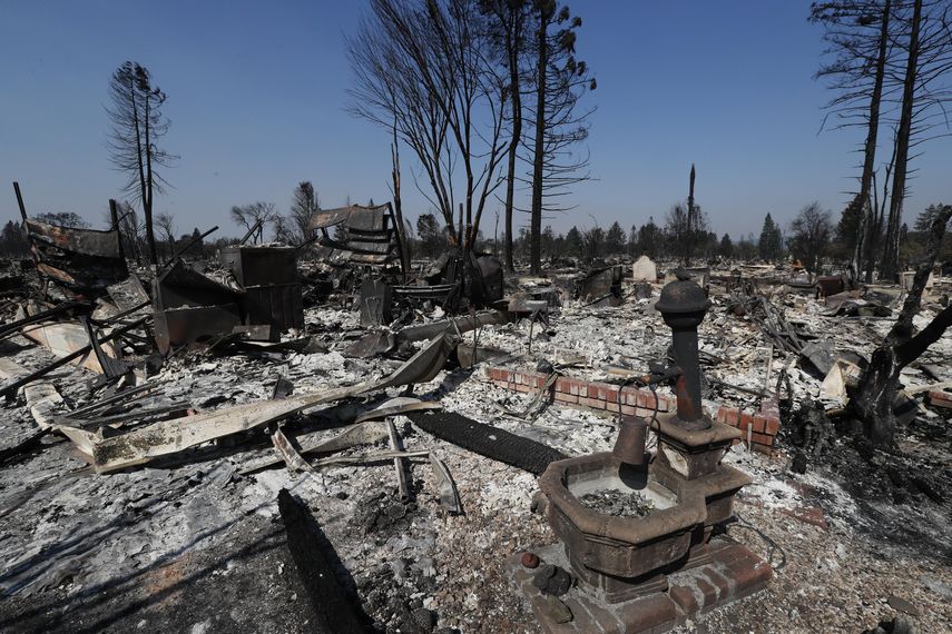 El clima seco de la región y la presencia de fuertes vientos, conocidos popularmente como vientos del diablo, hacen que octubre sea un mes de alto riesgo de incendios en California.