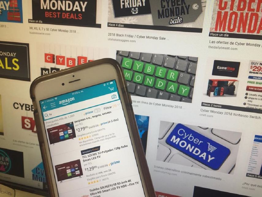 Cyber monday, un día para comprar en internet.