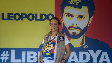 Lilian Tintori, activista de derechos humanos y esposa de Leopoldo López.