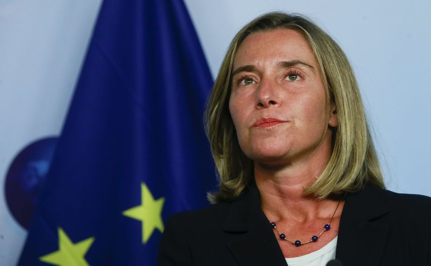 Federica Mogherini, alta representante de la Unión Europea.