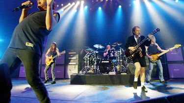 La banda de rock británica AC/DC. (AP). 