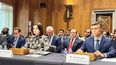 El líder de la oposición venezolana, Leopoldo López, en una audiencia en el Senado de Estados Unidos donde abordó la crisis en Venezuela.