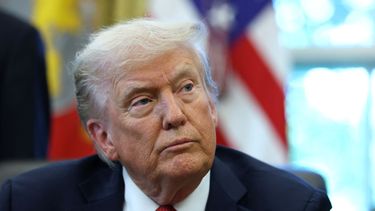 El presidente Donald Trump, en la Oficina Oval, en la Casa Blanca, Washington DC. 