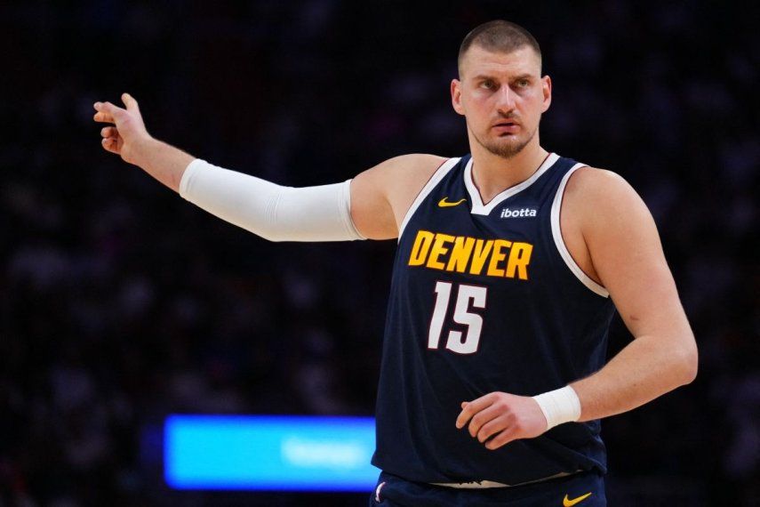 El serbio Nikola Jokic, de los Nuggets de Denver, durante un partido contra el Heat de Miami, el 29 de diciembre de 2025.