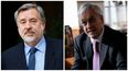Los candidatos Alejandro Guillier y Sebastián Piñera.