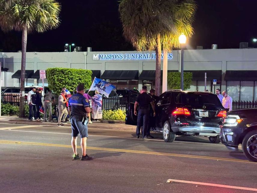 Accidente en Calle Ocho, en la Pequeña Habana, el 19 de marzo de 2026.&nbsp;