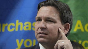 El gobernador de Florida, Ron DeSantis.