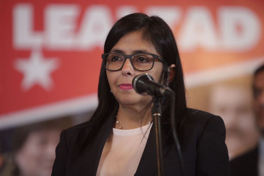 Delcy Rodríguez, canciller de Venezuela&nbsp;