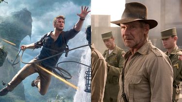 Collage de los videojuegos de Uncharterd e Indiana Jones.&nbsp;
