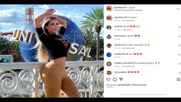 La modelo y periodista brasileña Lygia Fazio.