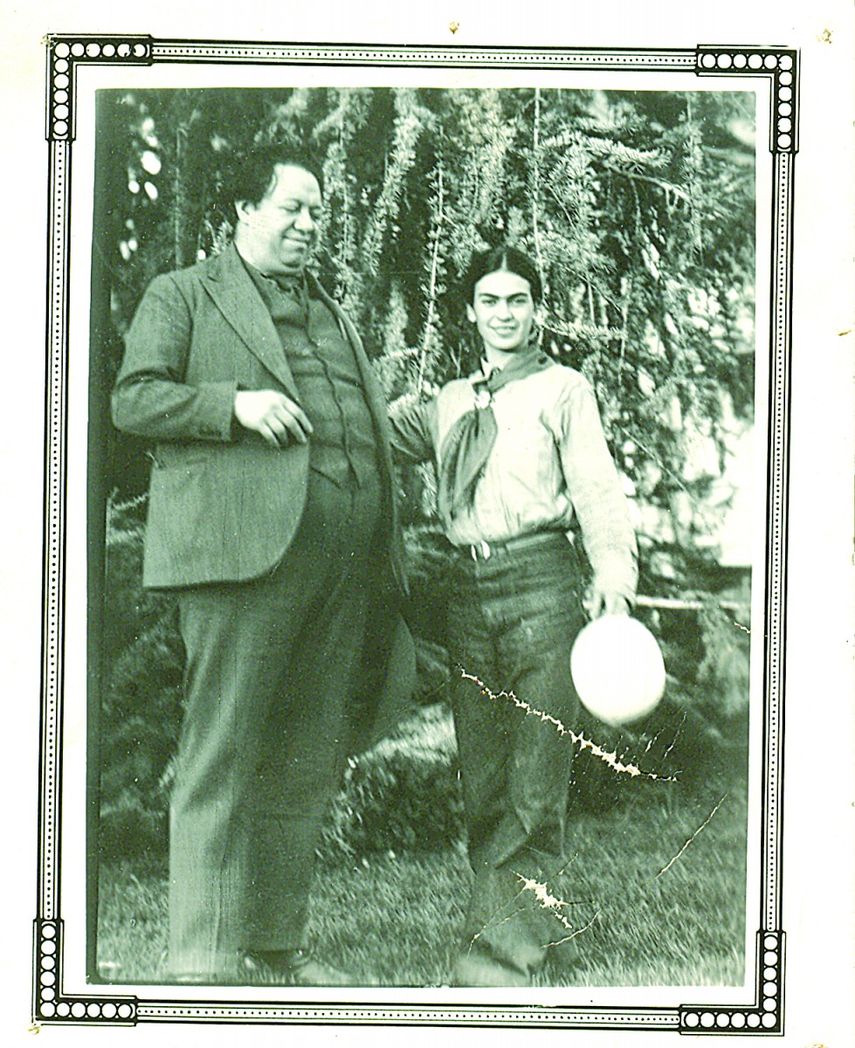 Frida Kahlo y Diego Rivera. (AP)