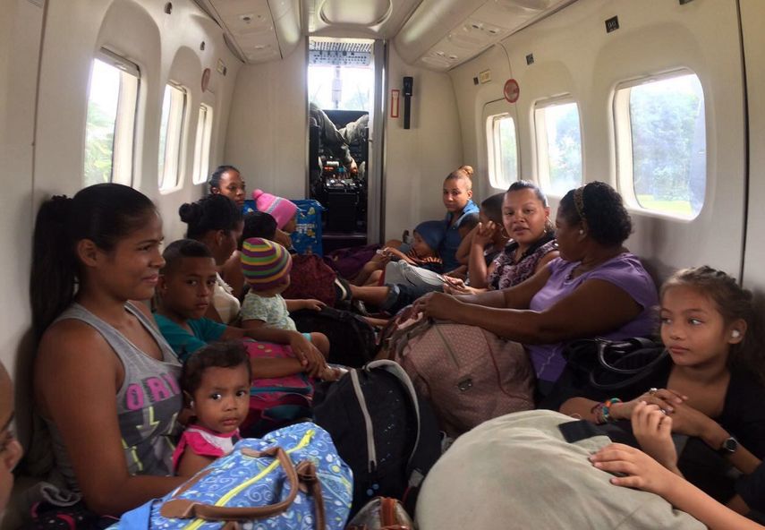 Personas son evacuadas por la policía en varias zonas del Caribe Norte, provincia de Limón