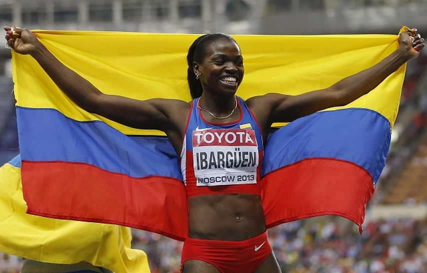 Caterine Ibargüen es favorita para llevarse la medalla de oro en salto triple. (EFE)
