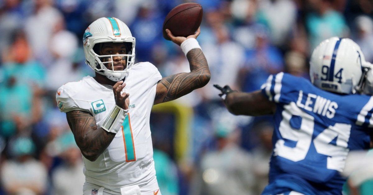 Crisis en Miami: la ofensiva de Tua Tagovailoa queda al descubierto y los Colts descifran a Dolphins