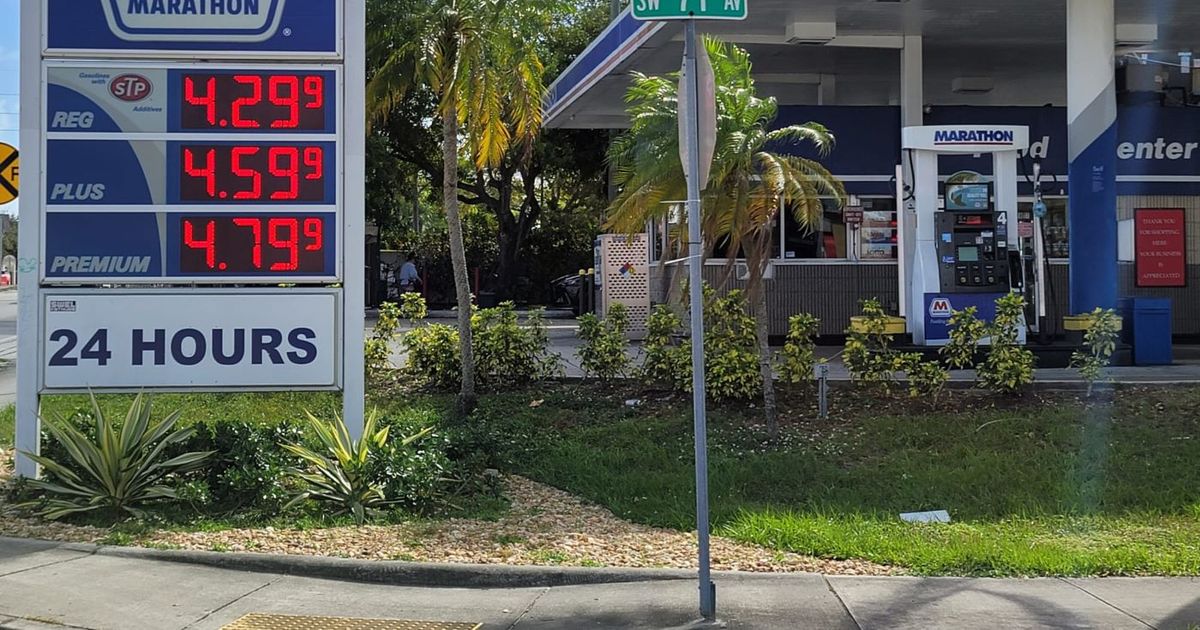 Gasolina en Florida sube tres centavos esta semana