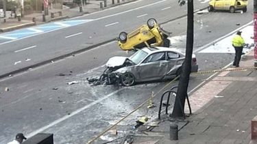 Según el oficial, un peatón perdió la vida y ocho personas resultaron lesionadas, aunque ninguna de gravedad